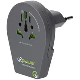 Max Hauri AG Q2 Power q2-1-1.00200-TH Reiseadapter