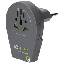 Max Hauri AG Q2 Power q2-1-1.00200-TH Reiseadapter