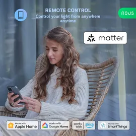 Nous P4 Smarte WLAN Glühbirne E14, - 2 Stück