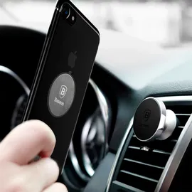 Baseus Magnet phone holder Iron Suit kit Schwarz/Silber