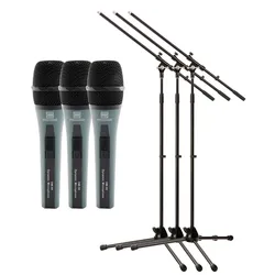 Pronomic DM-59 Mikrofon mit Schalter 3 x Starter Set