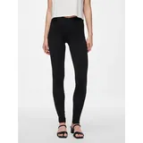 Pieces PCEDITA Long Leggings Schwarz M (38)