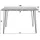 KAWOLA Bartisch ERGEA 130 x 70 cm Braun