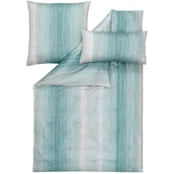 ESTELLA Bettwäsche Romo 135 x 200 cm Satin Grün Mint