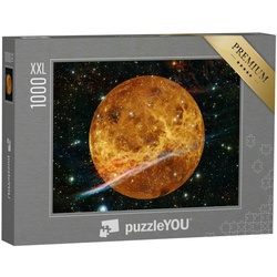 puzzleYOU Puzzle Puzzle 1000 Teile XXL „Planet Venus“, 1000 Puzzleteile, puzzleYOU-Kollektionen Weltraum, Universum