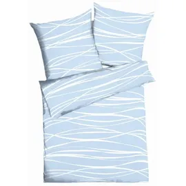 KAEPPEL Bettwäsche Motion Colours blau 135x200+80x80 cm)
