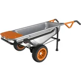 Worx WG050 Aerocart 8-in-1 Funktion: Sackkarre mit Vollgummireifen, Gartenkarre, Tragehilfe, Müllbeutelhalter uvm.