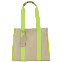 TOM TAILOR DENIM Damen TTALANI L Shopper, beige, Uni, Gr. ONESIZE