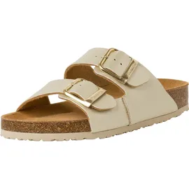 TAMARIS Damen Pantolette beige, Gr.39 - Beige - 39 EU
