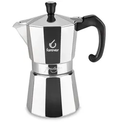 Forever 'Miss Moka Prestige' Aluminium 9 Tassen +b