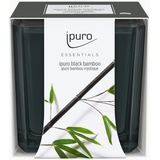 ipuro Duftkerzen Essentials black bamboo im Glas 125g