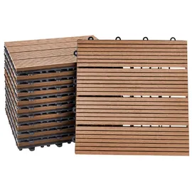 Home Deluxe WPC Bavaro teak 30 x 30 x 2,2 cm 9 St.