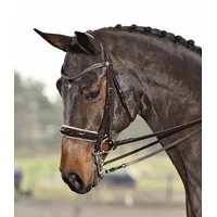 Busse Kandare LUXURY - braun (creme)/Strass-hazel - VB