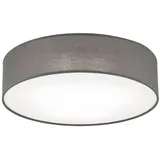Orion Leuchten Deckenleuchte Stoff Ø 40cm 3 x E14 Grau