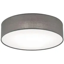 Orion Leuchten Deckenleuchte Stoff Ø 40cm 3 x E14 Grau