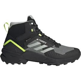 Adidas Terrex Swift R3 Mid GTX Herren Core Black / Wonder Silver / Lucid Lemon 44 2/3