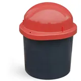 KUEFA Müllsackständer DUO Mini, 30L Mülleimer, Universaltonne, UV-Stabil, 30 Liter rot