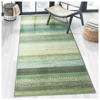 Floordirekt Teppich-Läufer auf Maß Naxos Grün-Blau