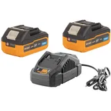 PROCRAFT Starter Pack 20 V 2,4 A 2 Stück