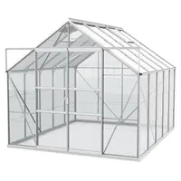 Vitavia Gewächshaus Neptun Plus 8300 ESG, inkl. Fundament, ca. B257/H238/T321 cm