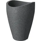Scheurich Pflanzgefäß Wave High Ø 30 x 40 cm schwarz