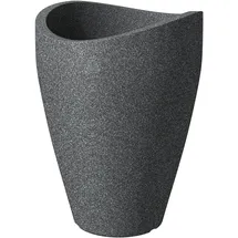 Scheurich Pflanzgefäß Wave High Ø 30 x 40 cm schwarz