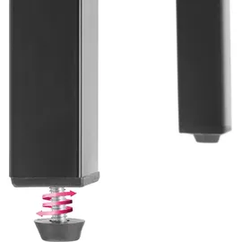 Tectake tectake® Sitzgruppe, 3-teilig, Industrial Style, mit höhenverstellbaren Kunststofffüßen