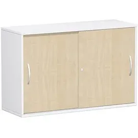 Geramöbel Flex Büroschrank 120,0 x 42,5 x 79,8 cm weiß