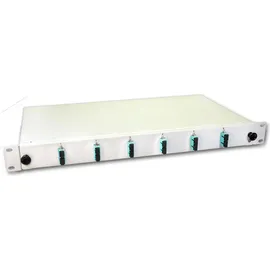 Lightwin LWL Spleißbox, 6x DSC Multimode, 50/125μm OM3 Pigtail