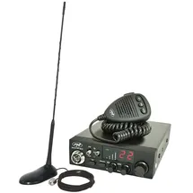 PNI Escort HP 8024 ASQ 12/ 24V + Antenne CB Extra 45 mit Magnet