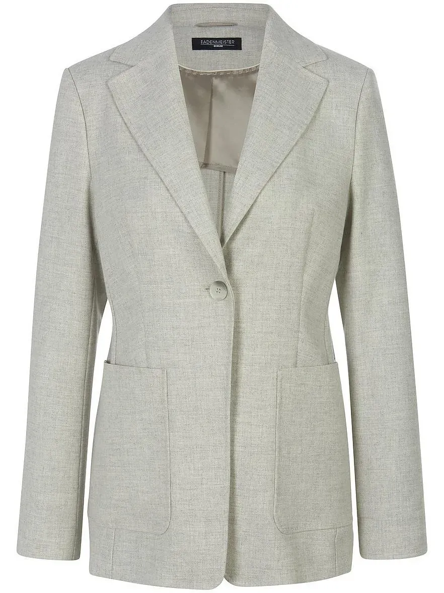 Long-Blazer Fadenmeister Berlin grau, 36