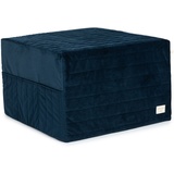 Nobodinoz - Sleepover Faltmatratze und Hocker, 57 cm, night blue