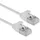 Roline 21153301 - Patchkabel, Cat.6a, U/FTP, slim, grau, 0,3 m