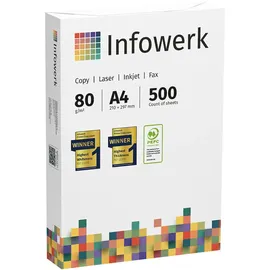 infowerk Druckerpapier A4 80 g/m2 140000 Blatt