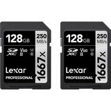 Lexar Professional Silver 1667x SD - 280MB/s - 128GB
