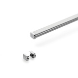 Naber Profilleisten-Set Linero 2000 Edelstahlfarbig, Länge 900mm 8047103