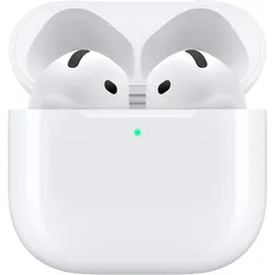 Apple wireless In-Ear-Kopfhörer »AirPods 4«, Bluetooth, kompatibel mit Siri-integrierte Steuerung für Anrufe und Musik Apple weiß