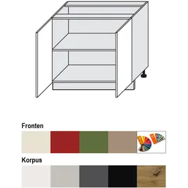Feldmann-Wohnen Unterschrank Brerra 90 x 50 x 82 cm Farngrün