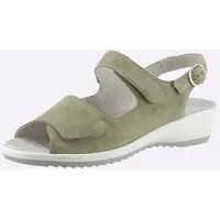 Sandalette WALDLÄUFER Gr. 4,5, grün (mint) Damen Schuhe