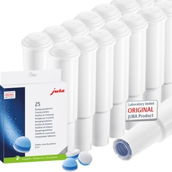 15 JURA CLARIS WHITE (68739) / 25 Reinigungstabs (25045) - Jura Herstellergarantie, kostenlose Beratung