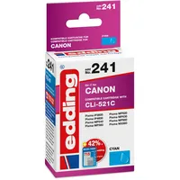 Edding kompatibel zu Canon CLi-521C cyan