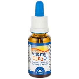 Dr. Jacob's Vitamin D3 K2 Öl Tropfen 20 ml