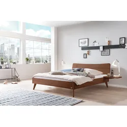 Hasena Massivholzbett Caluso, Farbe: Nussbaum, geölt, verschiedene Größen