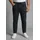 man's world plus "Große Größen", Herren, Gr. XL, N-Gr, blau schwarz washed, Denim/Jeans, Obermaterial: 98% Baumwolle, 2% Elasthan, unifarben, regular fit lang, Jeans Schlupfjeans, gerade geschnittenes Bein, Regular-Fit, mit Kordelzug