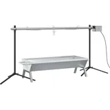 vidaXL Rotisserie-Grill Automatisch silber