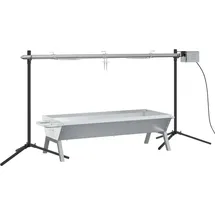 vidaXL Rotisserie-Grill Automatisch silber