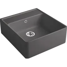 Villeroy & Boch Spülstein Einzelbecken graphite + Excenterbetätigung