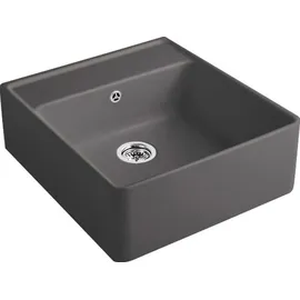Villeroy & Boch Spülstein Einzelbecken graphite + Excenterbetätigung