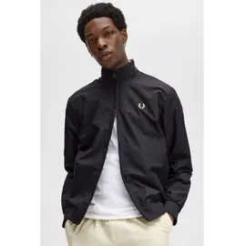 Fred Perry Herren. Jacke schwarz (L), Lässig, Polyamid