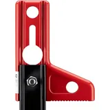 Wiltec - Farm Jack obere Klemme, Wagenheber Schelle, Farm Jack Zubehör robuste Stahlkonstruktion, Top Clamp für sichere Hebe- und Windeeinsätze